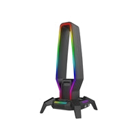 Marvo Scorpion Kobe 30 RGB Gaming Headset Stand USB Hub Black Marvo Scorpion Kobe 30 RGB Gaming Headset Stand USB Hub Black